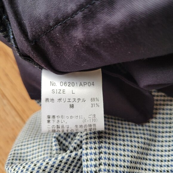 Hysteric Glamour Thee Hysteric XXX Men's Pant Large Blue Check - Picture 8 of 15